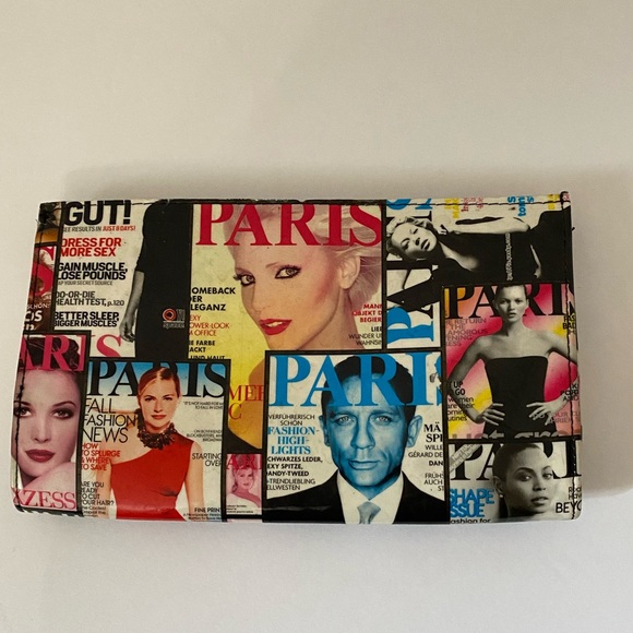 Vintage OLIVIA MILLER Paris Magazine Cover Clutch - Picture 7 of 7